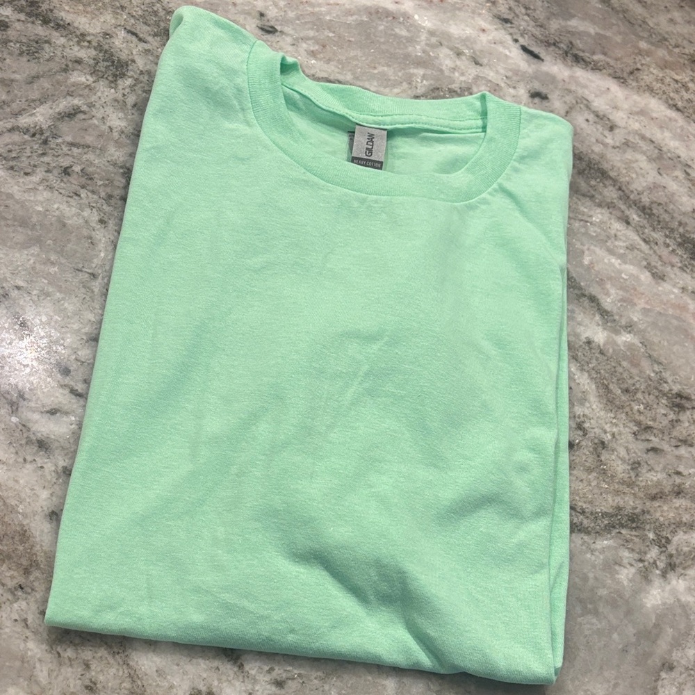 Gildan (Heavy Cotton) Mint Green T-Shirt
